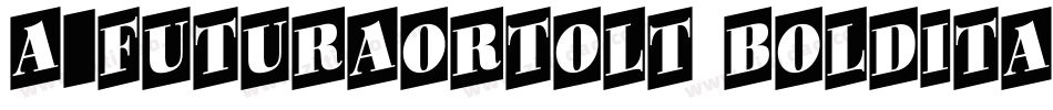 a_FuturaOrtoLt BoldItalic字体转换